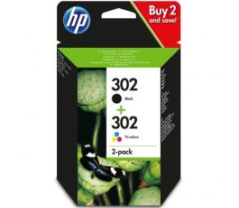 HP 302 Cartucho Tinta Pack...